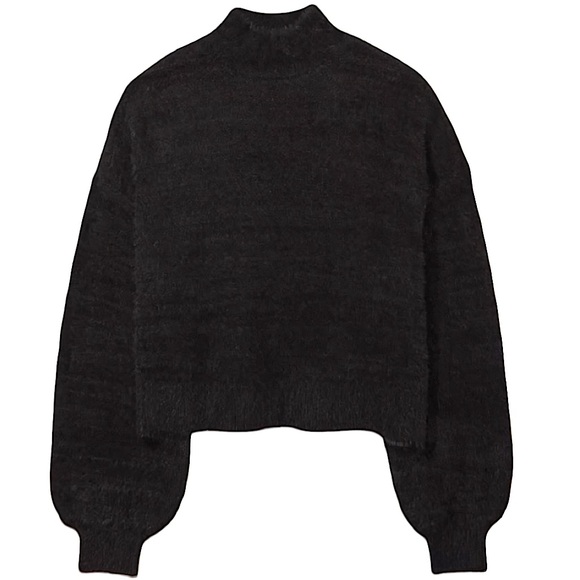 American Eagle Outfitters Sweaters - AE Mock Neck Sweater. Size Small. Charcoal. NWOT.